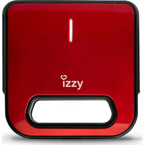 Τοστιέρα Izzy IZ-2009 για 2 Τοστ 800W Κόκκινη