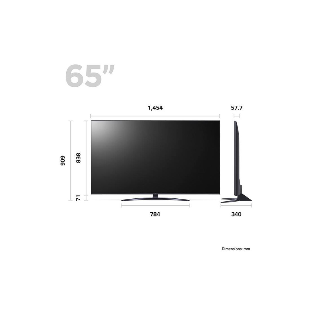Τηλεόραση LG UHD LED 65UR81006LJ HDR Smart 65" 4K  Τηλεοράσεις