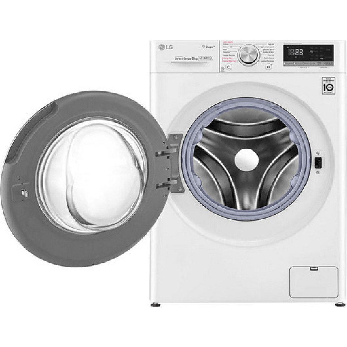 Πλυντήριο Ρούχων LG F4WV508S0E Inverter Direct Drive 8kg με Ατμό 1400 Στροφών Πλυντήρια ρούχων