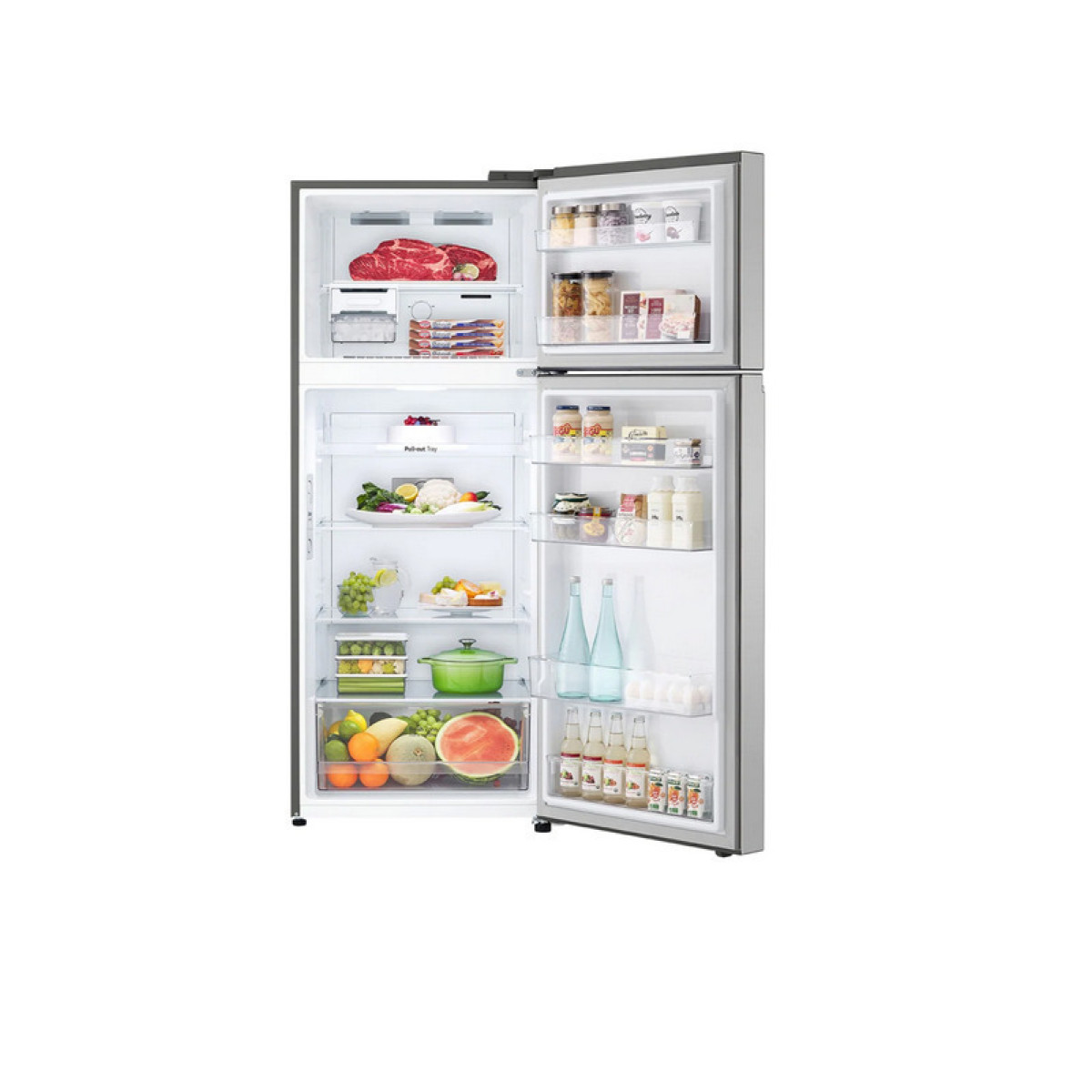Ψυγείο Δίπορτο LG GTBV36PZGKD Total NoFrost 395lt Inox Ψυγεία δίπορτα