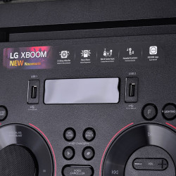 Σύστημα με Ενσύρματα Μικρόφωνα LG RNC5 Μαύρο Χρώμα Soundbar