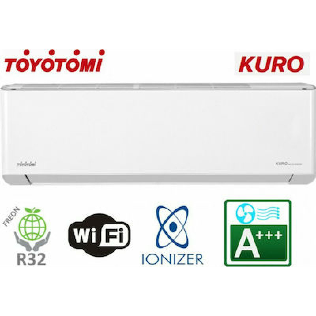 Κλιματιστικό Inverter Toyotomi Kuro TKN/TKG-656R32 18000 BTU με Ιονιστή και WiFi Κλιματιστικά Inverter