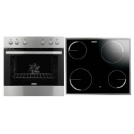 Zanussi Σετ εντοιχιζόμενη κουζίνα με εστία inox  ZOU 30602 XK + ZEV6040XBA